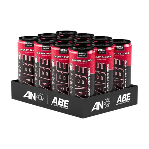 ABE Performance Energy Drink 330ml – Applied Nutrition (Pré-Workout Carbonaté, 200mg Caféine, 2g Citrulline, Halal & Vegan, 6 Parfums)