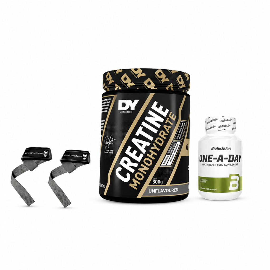 pack creatine DY + one a day + straps