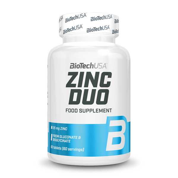 Zinc Duo 60 tabs Biotech usa